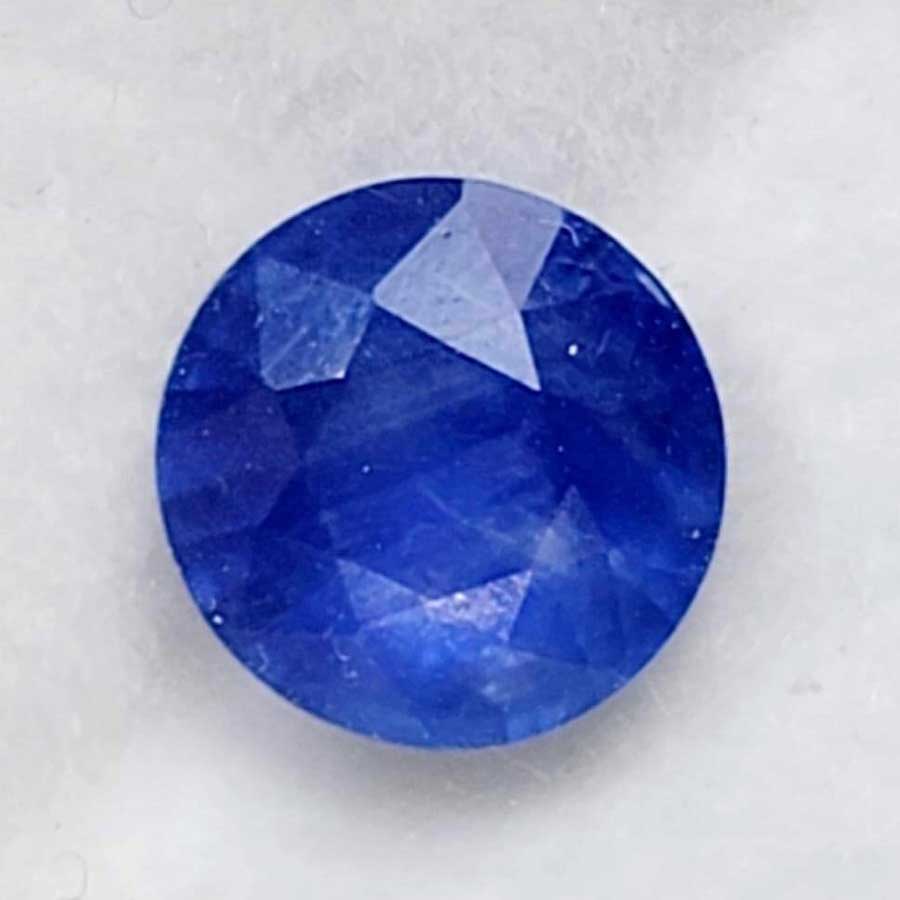 Burma Round Blue Sapphire